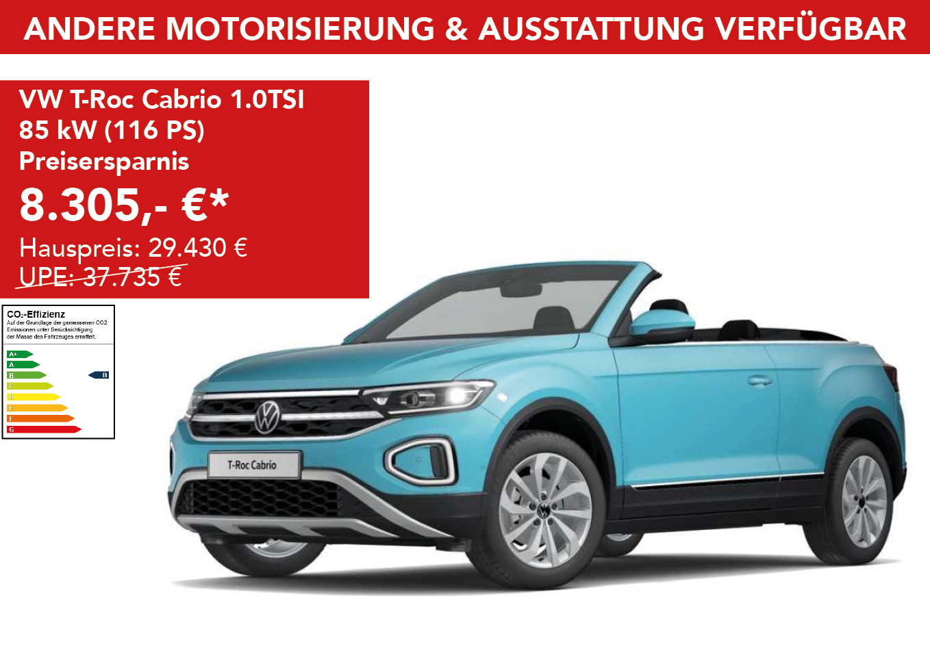 VW T-Roc Cabriolet Style 1.0TSI