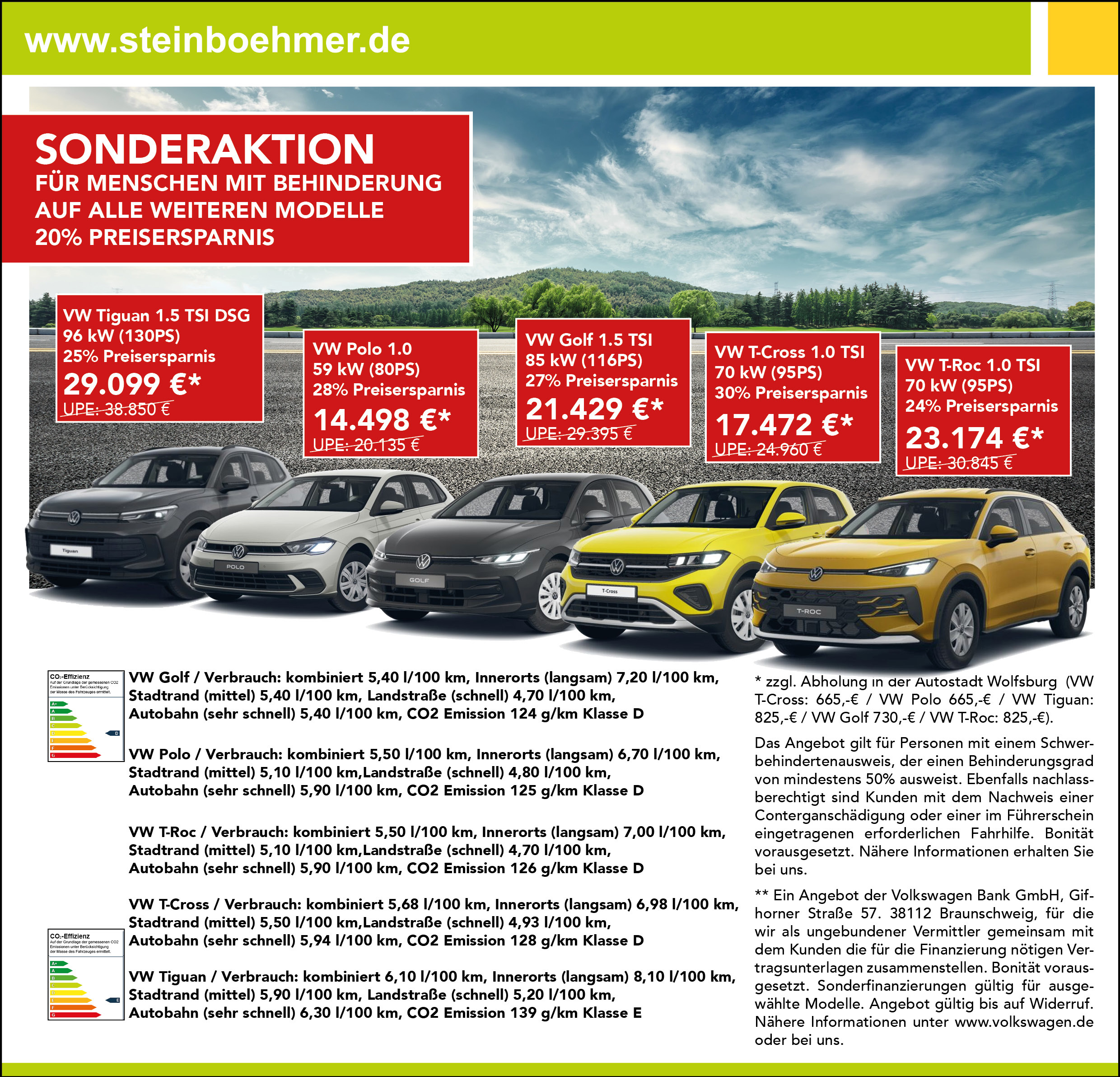 Sonderaktion Elektromobilität für Menschen mit Behinderung