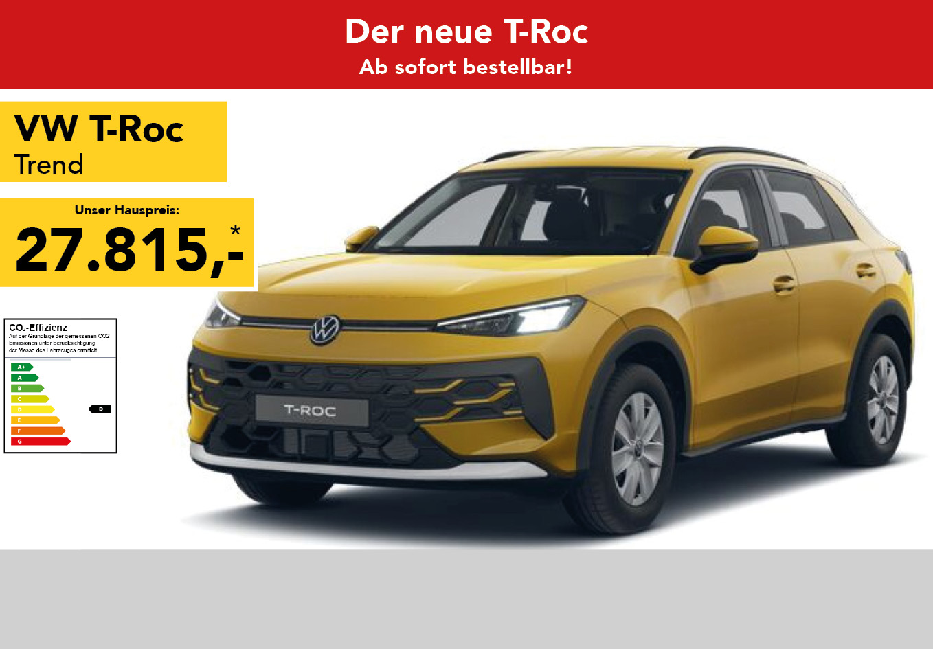 VW T-Roc Trend 1.5 eTSI DSG