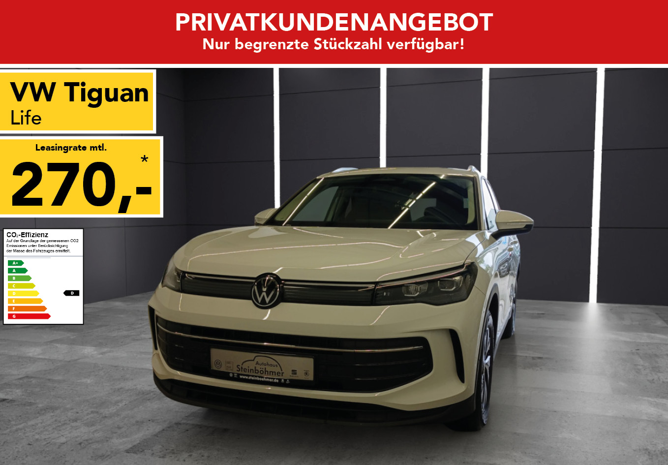 VW Tiguan Life 1.5 l eTSI OPF 110 kW (150 PS)