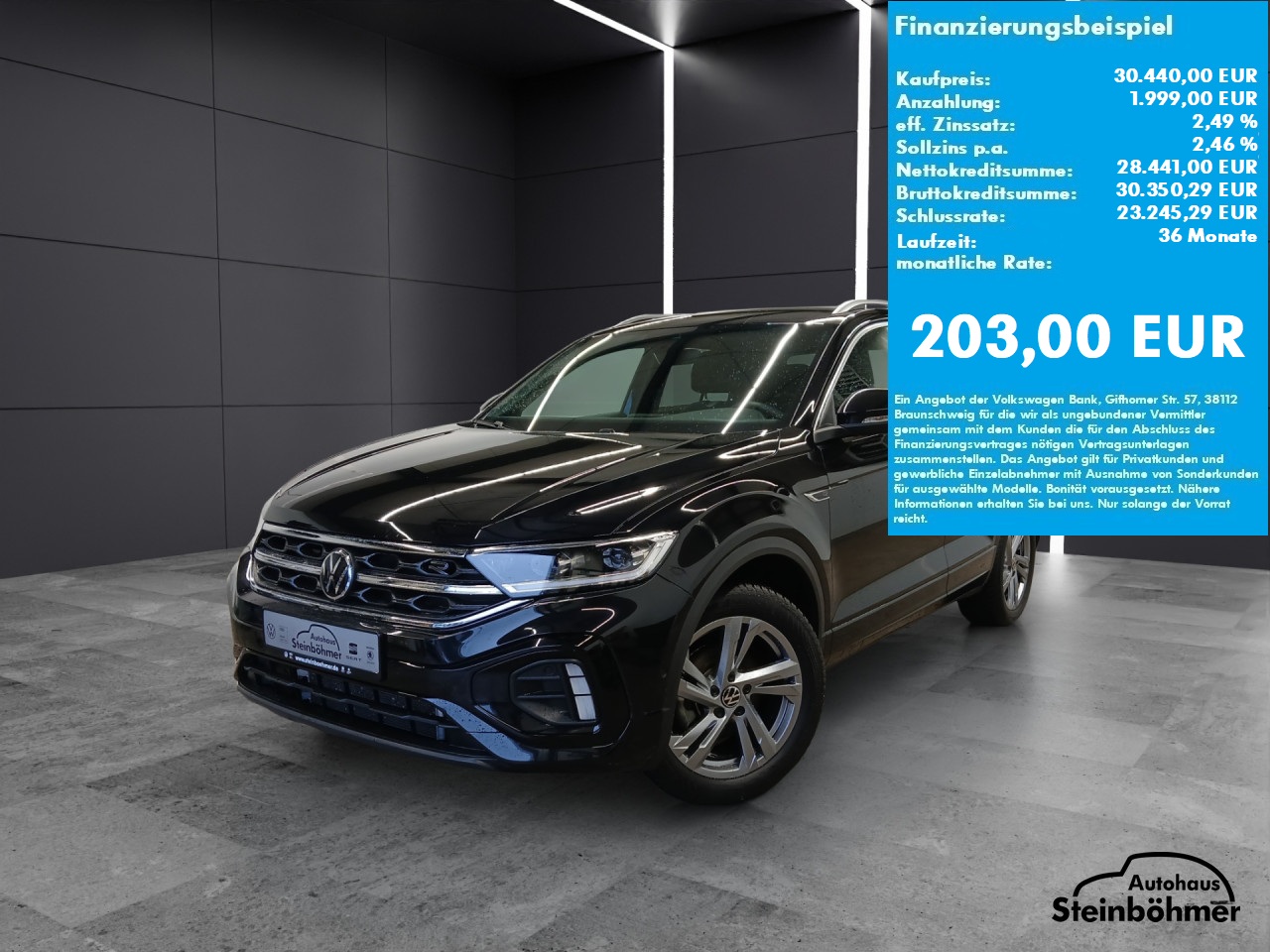 VW T-Roc R-Line 1.5TSI DSG LED Plus NAV AHK ACC Bluetooth Navi Klima Einparkhilfe el. Fenster