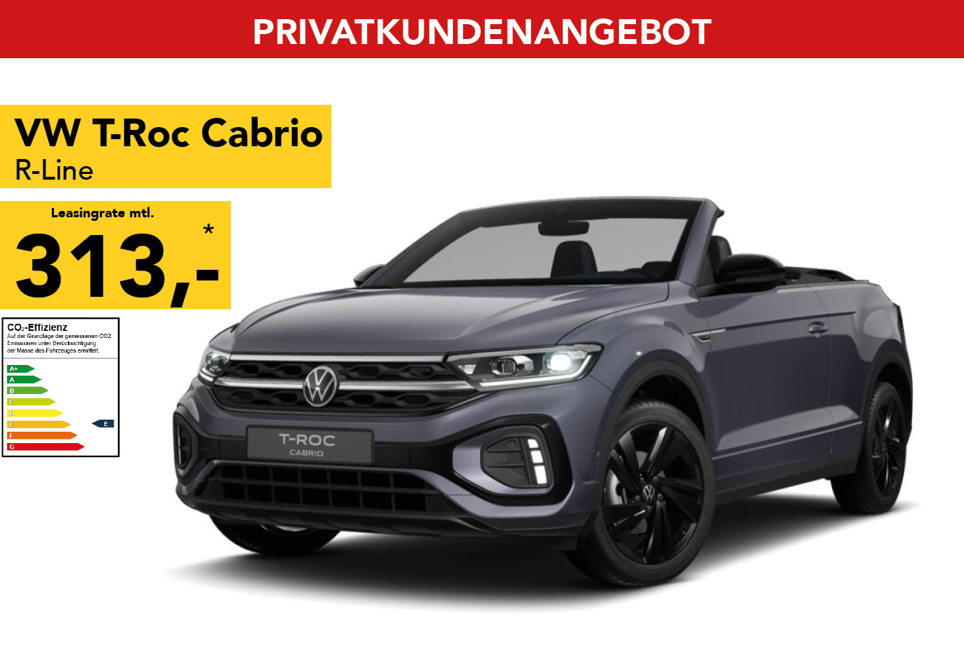 VW T-Roc Cabriolet R-Line 1.5TSI