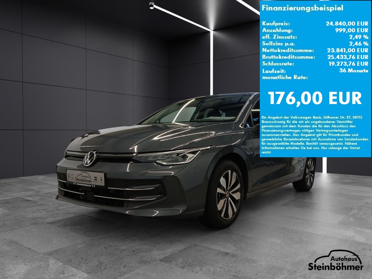 VW Golf GOAL 1.5TSI LED Plus NAV AHK SHZ SideAssist Bluetooth Navi Klima Einparkhilfe el. Fenster
