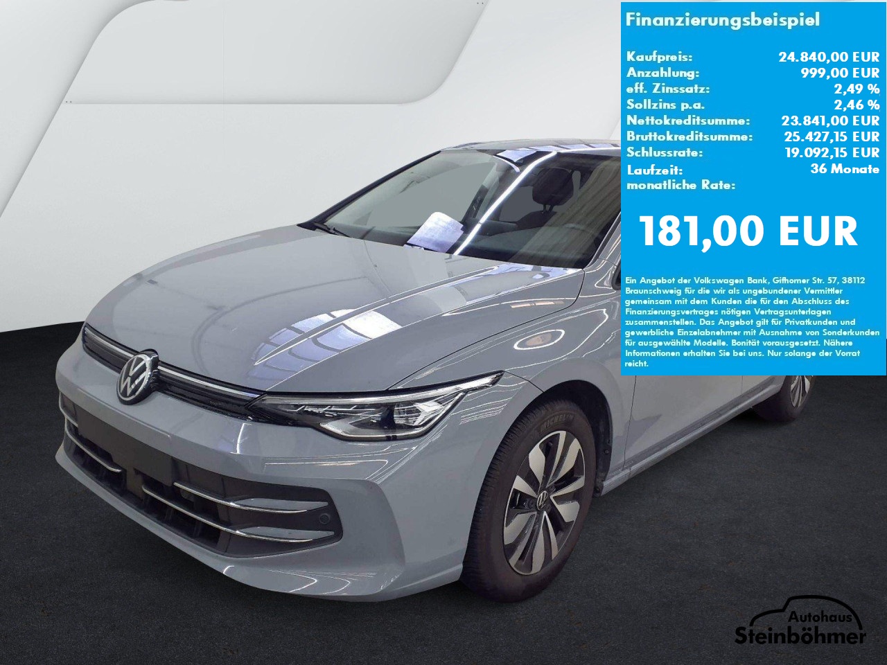 VW Golf GOAL 1.5TSI LED Plus NAV AHK ACC SHZ Bluetooth Navi Klima Einparkhilfe el. Fenster