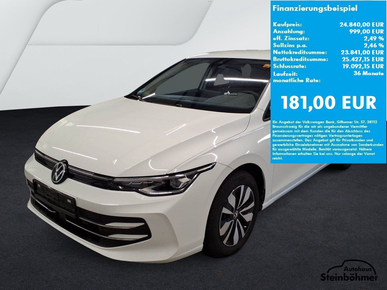 VW Golf GOAL 1.5TSI LED Plus NAV AHK SHZ SideAssist Bluetooth Navi Klima Einparkhilfe el. Fenster